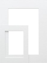 Deknudt Frames passe-partout - wit - foto 9x9  - buitenformaat 13x13