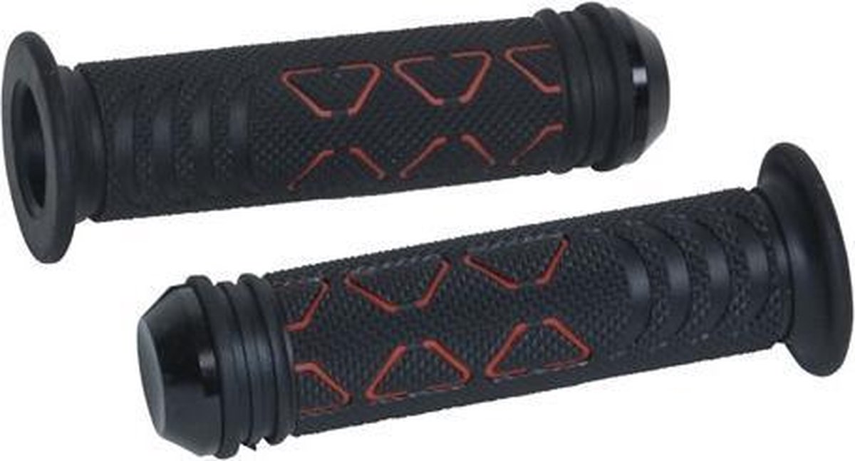 Handvat exclusief zwart rood scooter DMP