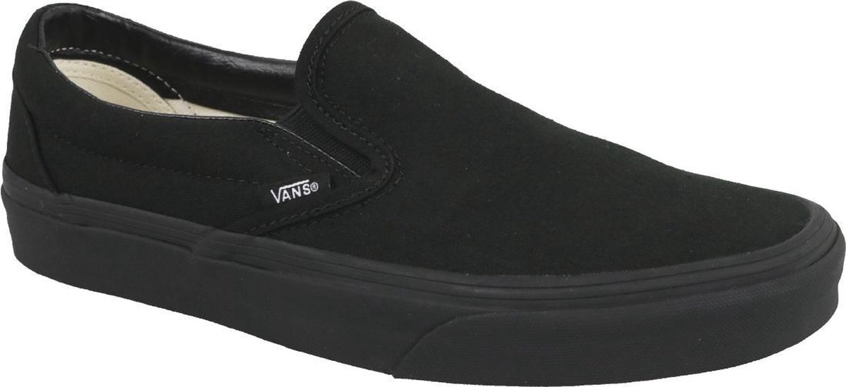 vans slip ons womens all black