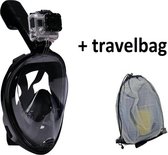 Beactiff Snorkelmasker - voor GoPro - maat L/XL volwassenen (14-19cm)