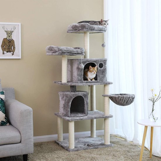 Arbre à chat Nancy's XL 152 CM - Maison de luxe pour chat - Poteau à chat -  Chats | bol