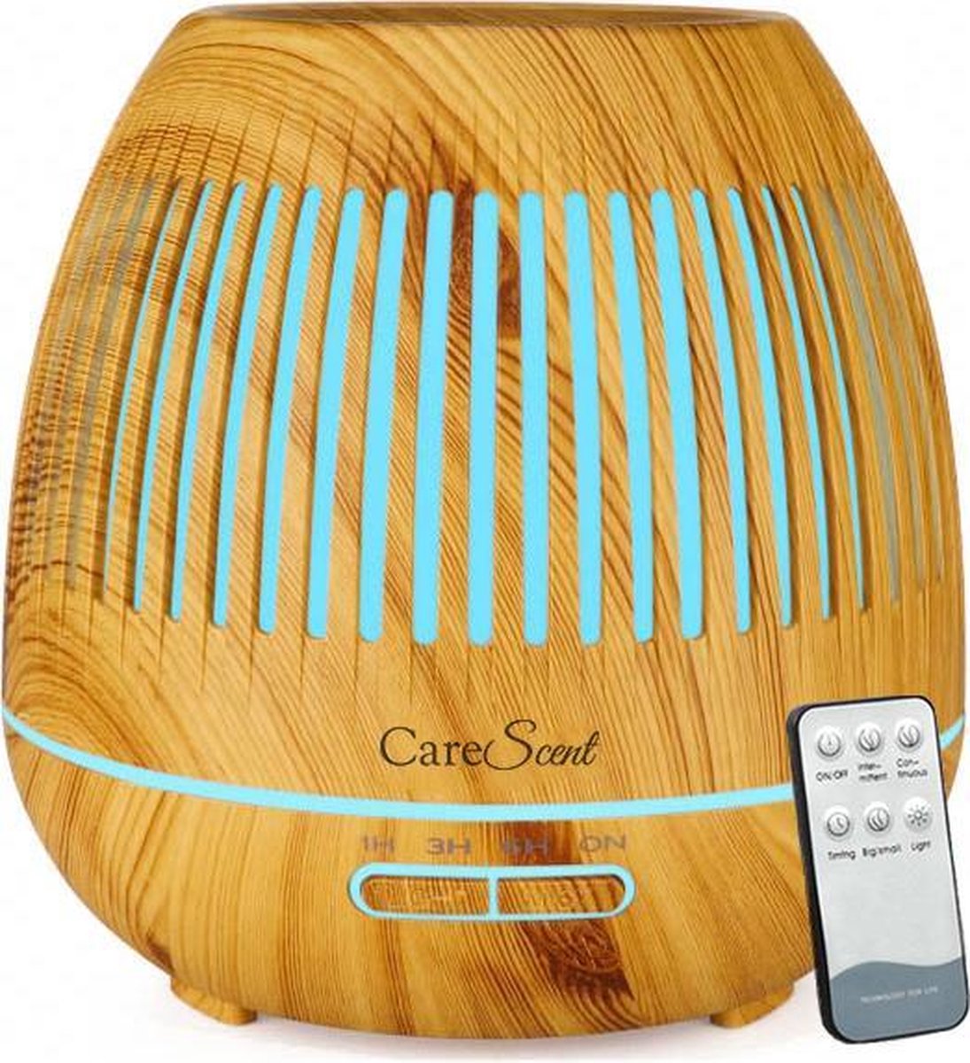 Goedkoopste CareScent Faith Aroma Diffuser - Geurverspreider - Etherische Olie Verdampen - Aroma Vernevelaar - Lichtbruin