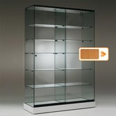 Vitrine Floatline Volglas Nova 7B Beuken