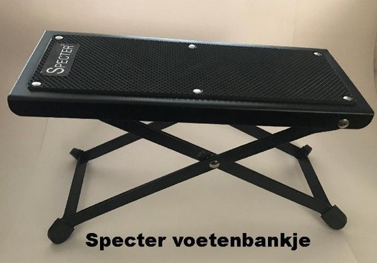 beton Detecteerbaar grind Voetenbankje gitaar - hulpmiddel voor de gitarist incl. specter plectrum. |  bol.com