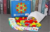 Puzzle Tangram pour enfants - Éducatif - 155 pièces - Bois - 24 variantes de puzzle