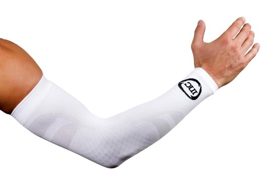 INC Competition Compressie Arm Sleeves - Wit - Maat S - INC