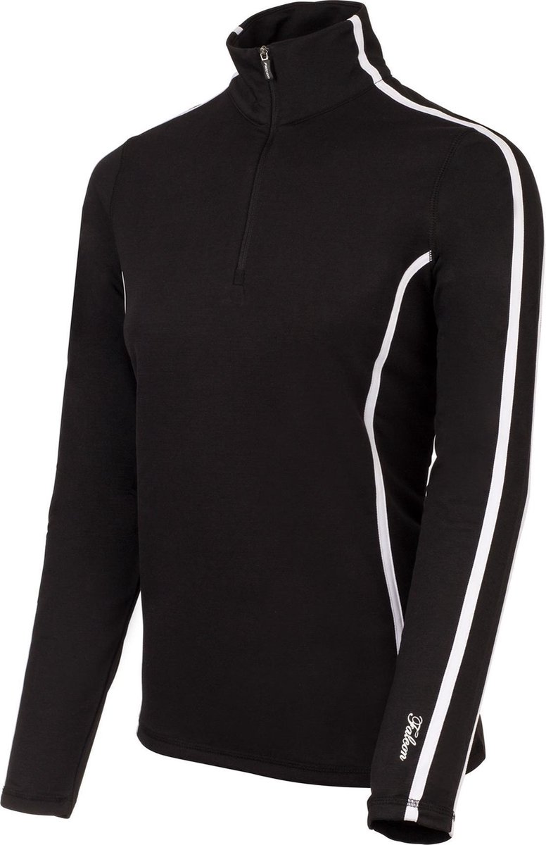 Falcon Jenita Wintersportpully - Maat M  - Vrouwen - zwart/wit