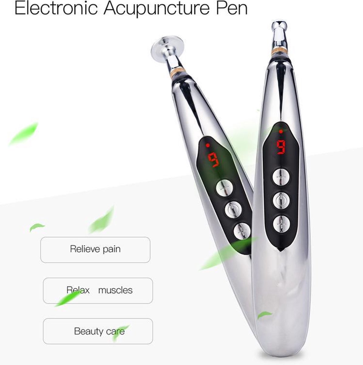 Stylo d'acupuncture pour le soulagement de la douleur, stylo électronique  d'énergie méridien, dispositif d'acupuncture outil de soins de santé de