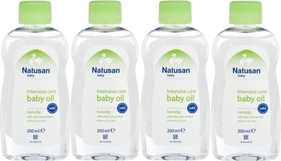 Huh lever Handvest Natusan Intensive Care Oil - Baby Olie - 4 x 200 ml Voordeelverpakking |  bol.com