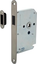 Intersteel Woningbouw magneet loopslot, voorplaat afgerond rvs