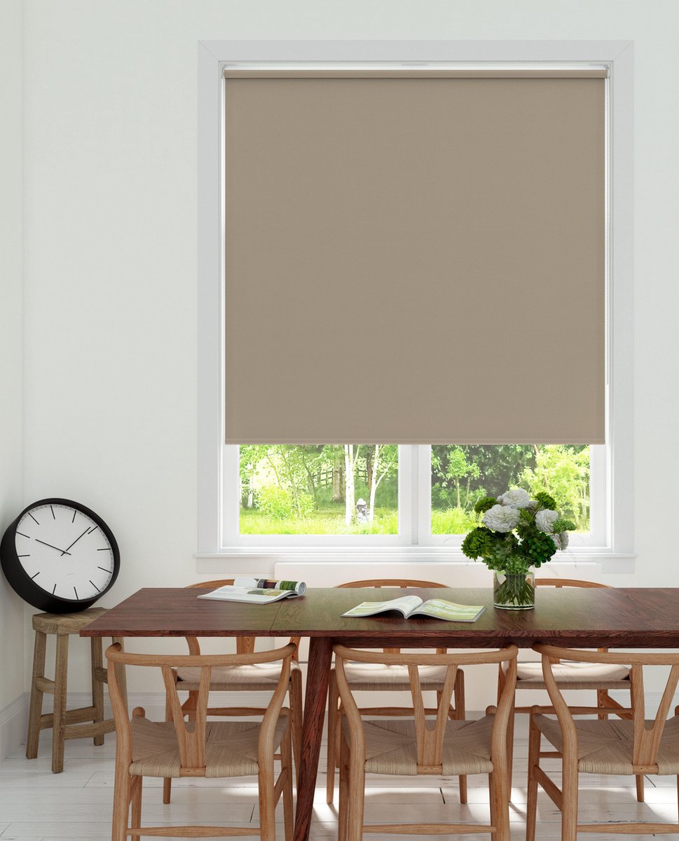 Decosol Rolgordijn Verduisterend - Zand (5790) - 120 x 190 cm