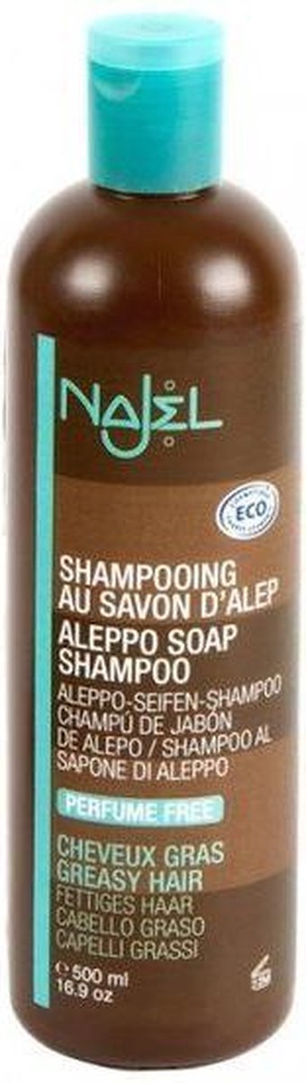 Aleppo Shampoo voor vet haar BIO - 500 - Biologisch - S