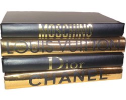 Decoratie boeken Rolex Chanel lv