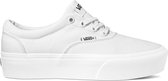 Vans Doheny Platform Canvas Dames Sneakers - White - Maat 40