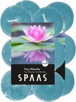 24x Geurtheelichtjes Fairy Waterlily 4,5 branduren - Geurkaarsen waterlelie bloemen geur - Waxinelichtjes