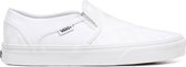 Vans Asher Checkerboard Dames Sneakers - White/White - Maat 37