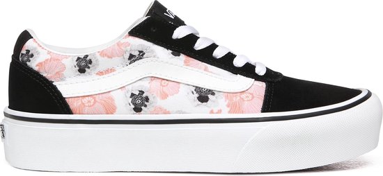 Vans Sk8 Hi Platform Dames Schoenen Black Textil, Leer - Schoenen.nl
