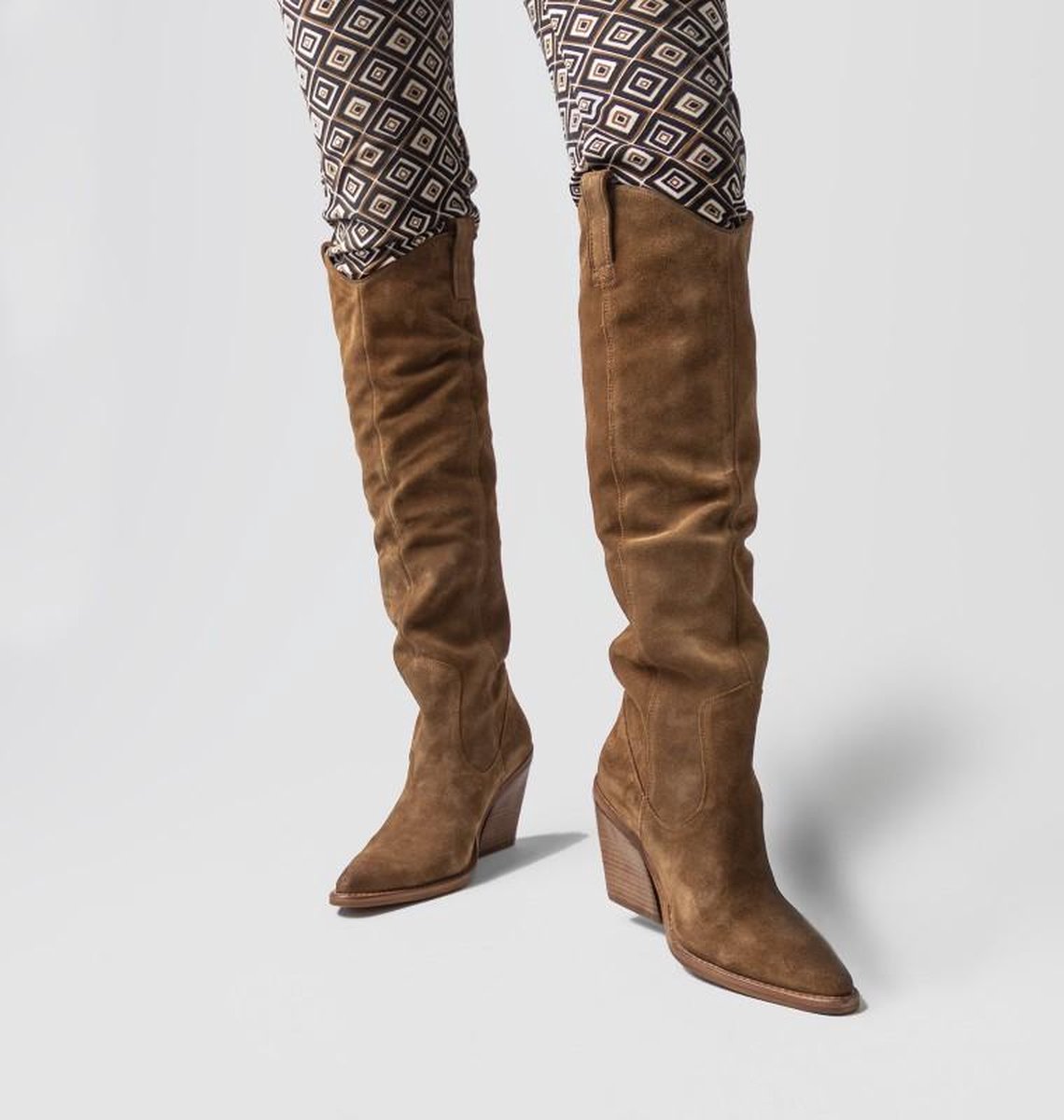 Bronx Low-kole Dames Laarzen - Camel - Maat 38 | bol.com
