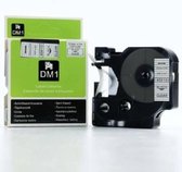 Dymo Label / D1 45010 / Label Tape / Zwart op Wit / Dymo Labelprinter