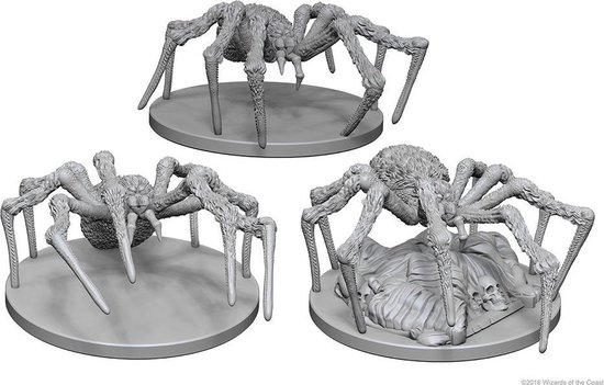Afbeelding van het spel D&D Unpainted Minis Spiders