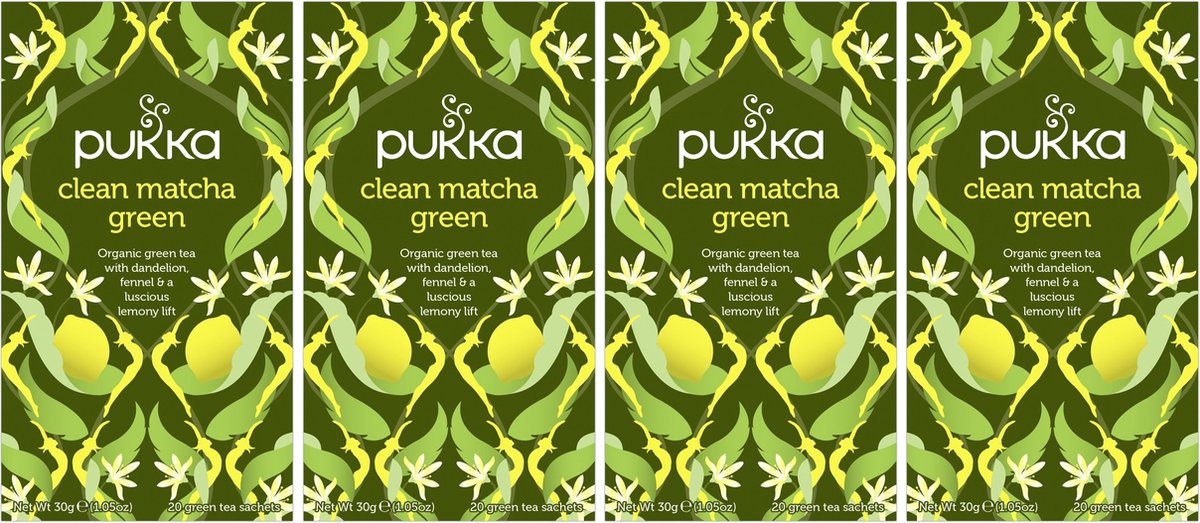 Pukka Thé Vert Matcha Clean Bio