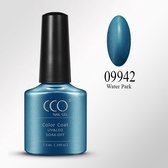 CCO Shellac - Water Park 09942 - Koel Blauw Met Een Fijne Shimmer- Gel Nagellak