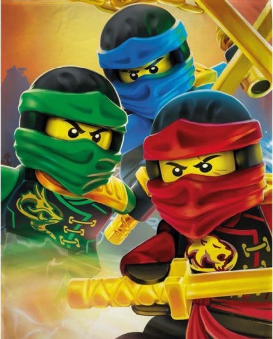 Lego Ninjago - Fleeceplaid - 100 x 150 cm - Multi