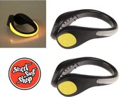 Led Shoe Clip Yellow(2 stuks)