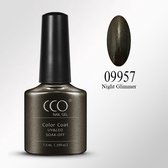 Cco Shellac-Night Glimmer-Bruingrijs Met Een Gouden Shimmer- Gel Nagellak