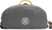 Kipling Devin On Wheels Reistas Dark Carbon Yellow