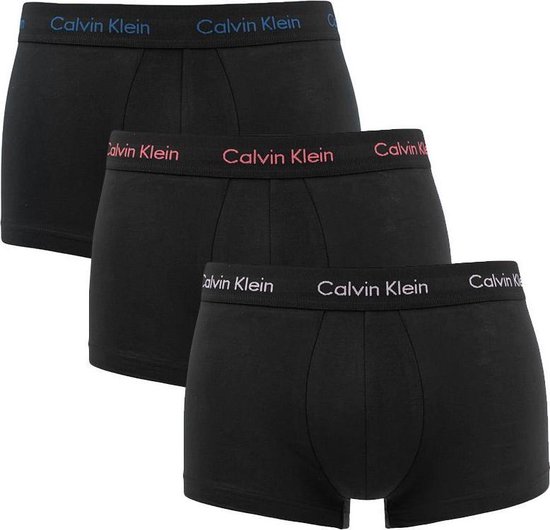 bol.com | Calvin Klein - 3-pack heren lowrise boxershorts zwart whb - maat L