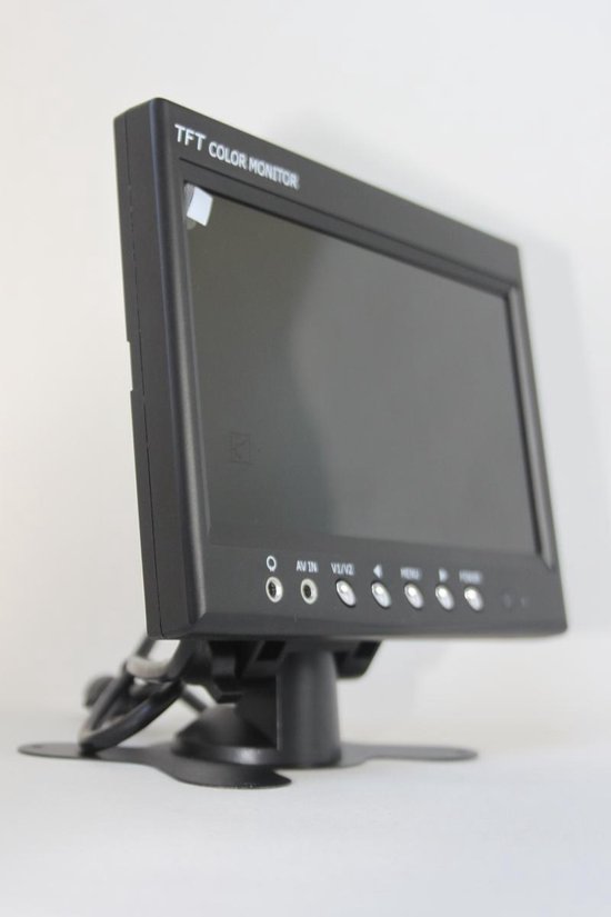 Punt gras Uit Achteruitrijcamera set, 7 inch monitor, 9m kabel, met schakelaar | bol.com