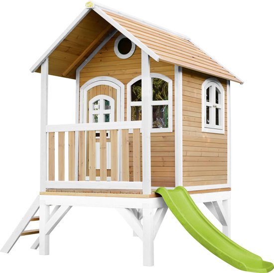 AXI Tom Maison Enfant avec Toboggan vert clair - Aire de Jeux pour  l'extérieur en... | bol