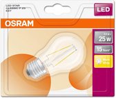 OSRAM 4058075810273 LED-lamp Energielabel A++ (A++ - E) E27 Kogel 2.8 W = 25 W Warmwit (Ø x l) 45 mm x 77 mm Filament / Retro-LED 1 stuk(s)
