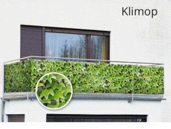 Balkon Privacy Scherm met groene bladeren 85 500 cm | bol.com