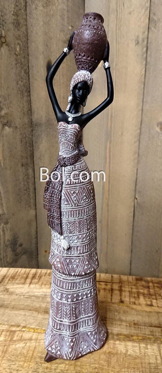 Wall decor van Afrikaanse vrouw I African butterflies I