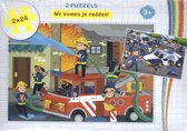Puzzels 2x24 3+  -   We komen je redden! - puzzel 2 x 24 stukjes