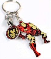 Marvel keyring with trolley coin iron man