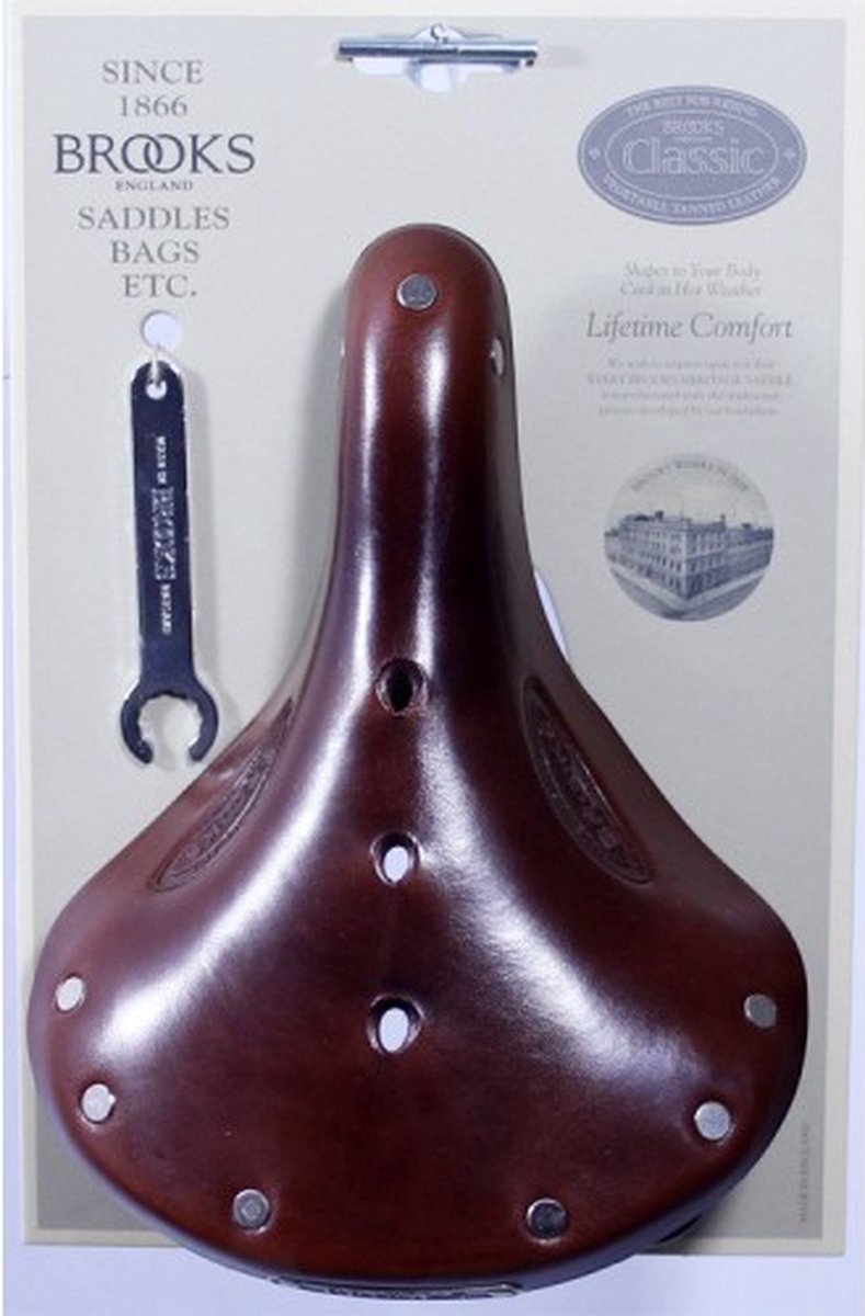 Brooks Flyer Kernleren Zadel - brown