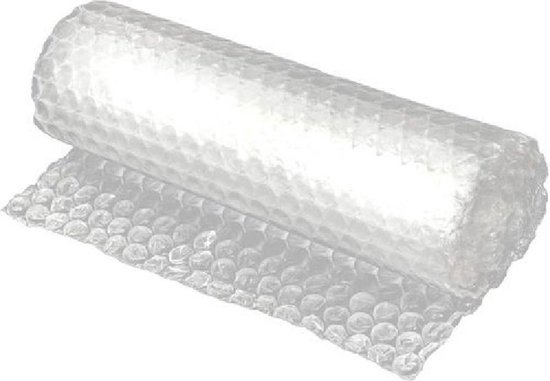 Bubbel Folie COMBIDEAL 10 METER| Bubble Wrap inpak folie | Bubbelfolie | Noppenfolie |50 CM x 10 M - verhuizen - knutselen - verpakken - inpakken - beschermen - doos - verpakkings-opvulling - bubbeltjesplastic - verhuispapier - Merkloos