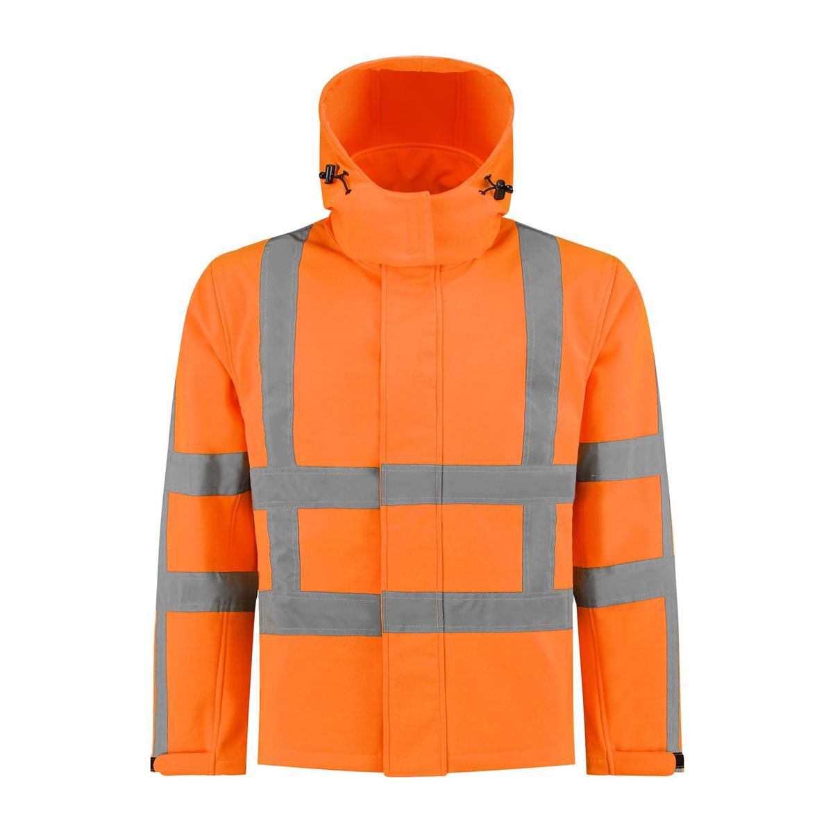 EM Traffic Softshell Jas RWS Oranje - Maat 3XL