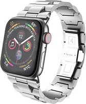 Hoco Limited Edition RVS Schakel bandje voor Apple Watch Series 1/2/3/4/5 (38mm & 40mm) - Zilver