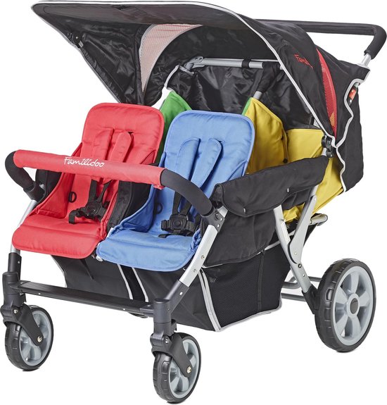 Familidoo lidoo star bb plus 4 zits wandelwagen l buggy l kinderwagen 4  plekken  | bol.com