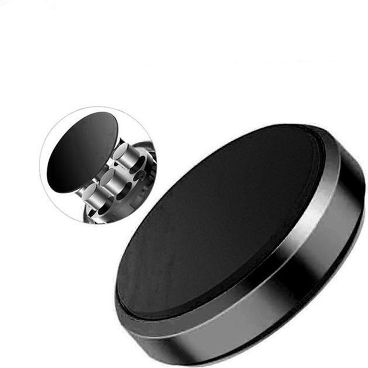 Sinji - Universele Magneet Telefoon Houder voor in de Auto - Dashboard - Zwart - Merkloos