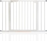 BabyDan Premier PLUS Clôture de serrage pour porte d'escalier blanche 99-106,3 cm (4 barres)