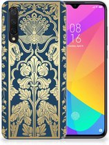 Coque Téléphone pour Xiaomi Mi 9 Lite Etui Housse Fleurs D'Or