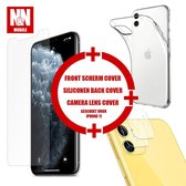 N&N Mobile Transparant Hoesje Cover Pack - Tripple Voordeelverpakking - Geschikt Voor Apple Iphone 11