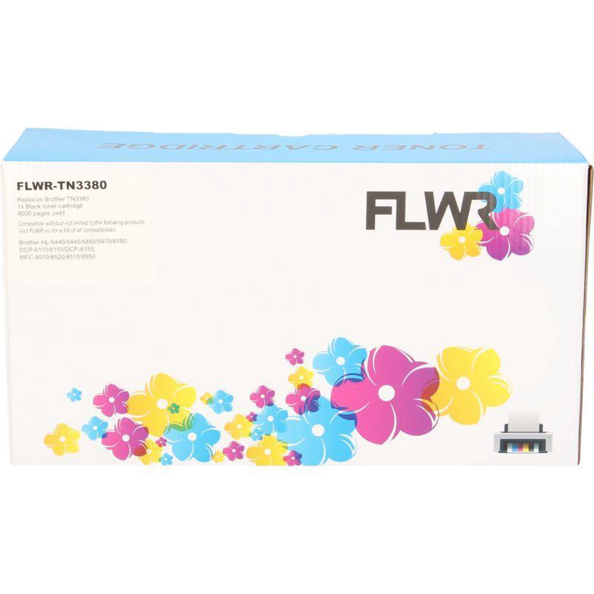 FLWR - Toners / Brother TN-3380 / zwart / Geschikt voor Brother