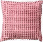 Dutch Decor - ROME - Sierkussen uni Coral Blush 45x45 cm - roze