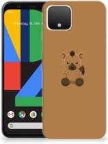 Google Pixel 4 Telefoonhoesje met Naam Baby Hyena
